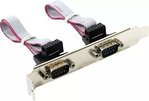 Планка портов ORIENT C088, 2xCOM(9M), 28 см, серебристый (27888)