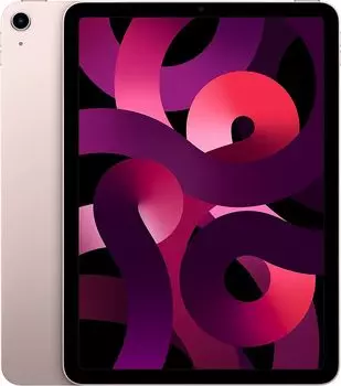 Планшет Apple iPad Air 2022 10.9" 2360x1640 IPS, Apple M1, 8Gb RAM, 64Gb, WiFi, BT, iPadOS, розовый (MM9D3B/A)