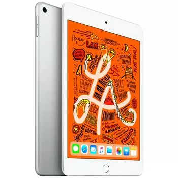 Планшет Apple iPad mini 7.9" 2048x1536 IPS, A12 Bionic, 3Gb RAM, 64Gb, 3G/4G LTE, WiFi, BT, iOS, серебристый (MUX62HN/A)
