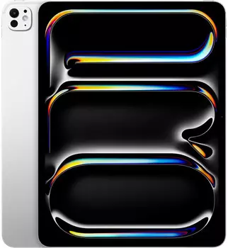 Планшет Apple iPad Pro A2925 13" 2752x2064 OLED, Apple M4, 8Gb RAM, 256Gb, WiFi, BT, 10.3 А·ч, iPadOS, серебристый (MVX33X/A)
