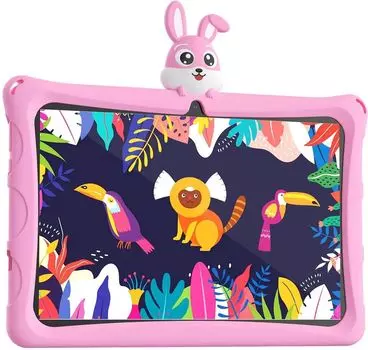 Планшет Digma Kids A10 10.1" 1280x800 IPS, Unisoc SC9863A, 2Gb RAM, 32Gb, 3G/4G LTE, WiFi, BT, 5 А·ч, Android 11 (Go edition), розовый (DA5B0P01)