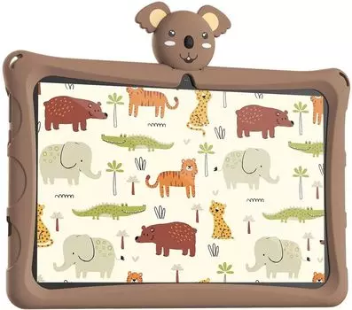 Планшет Digma Kids A10 10.1" 1280x800 IPS, Unisoc SC9863A, 2Gb RAM, 32Gb, 3G/4G LTE, WiFi, BT, 5 А·ч, Android 11 (Go edition), коричневый (DA5B0P01)