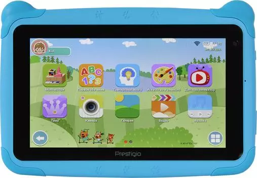 Планшет Prestigio SmartKids PMT3997_WI_D 7" 1024x600 IPS, Rockchip RK3126C, 1Gb RAM, 16Gb, WiFi, BT, 2500mAh, Android 10 (Go edition), голубой (PMT3997_WI_D_BEC)