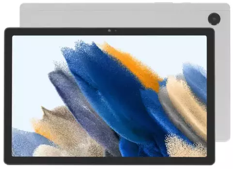 Планшет Samsung Galaxy Tab A8 LTE 10.5" 1920x1200, Unisoc Tiger T618, 4Gb RAM, 128Gb, 3G/4G LTE, WiFi, BT, 7040mAh, Android 11, серебристый (SM-X205NZSFSKZ)