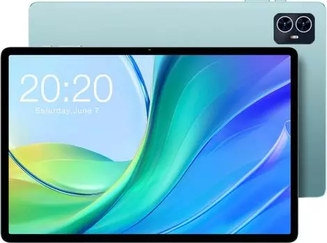 Планшет Teclast M50 10.1" 1280x800 IPS, Unisoc T606, 6Gb RAM, 128Gb, 3G/4G LTE, WiFi, BT, 6 А·ч, Android 14, голубой
