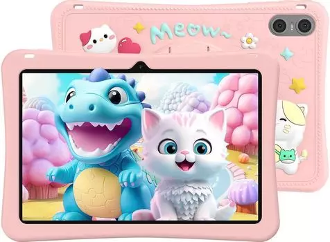 Планшет Teclast P30T Kids 10.1" 1280x800 IPS, Allwinner A523, 4Gb RAM, 128Gb, WiFi, BT, 6 А·ч, Android 14, розовый