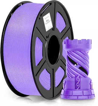 Пластик Cactus CS-3D-PLA-1KG-PURPLE, PLA, 1.75 мм x 326 м, пурпурный для 3D принтера (CS-3D-PLA-1KG-PURPLE)
