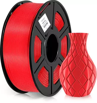 Пластик Cactus, PETG, прозрачный красный для 3D принтера (CS-3D-PETG-1KG-T-RED)