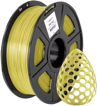 Пластик Cactus, PETG, прозрачный желтый для 3D принтера (CS-3D-PETG-1KG-T-YELLOW)