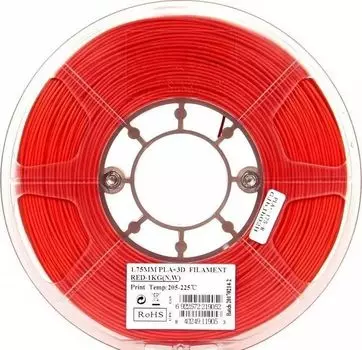 Пластик eSUN PLA+175R1, PLA, красный для 3D принтера (PLA+175R1)