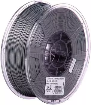 Пластик eSUN PLA+175S1, PLA, серебристый для 3D принтера (PLA+175S1)