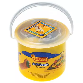 Пластилин JOVI набор, 4 цвета, 9 предметов, 444 , 4 цвета, 200г (227552)