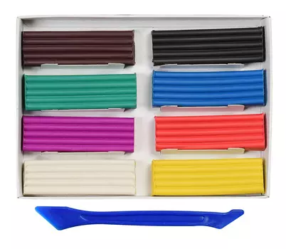 Пластилин SILWERHOF Солнечная коллекция , 8 цветов, 120г (956153-08)