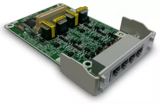 Плата Panasonic KX-HT82480X, подключения 4-аналоговых линий