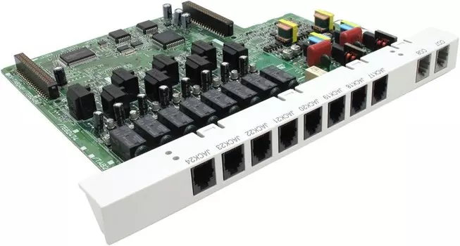 Плата Panasonic KX-TE82480X расширения (8 аналоговых внутр.линий+2 внеш. линии)