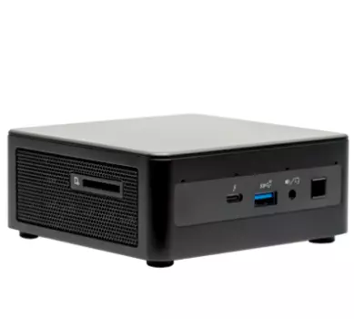 Платформа Intel NUC 11 Performance NUC11PAHi3, Intel Core i3-1115G4 3GHz, 2xDDR4 SODIMM, 1x2.5" HDD/SSD, 1xM.2 SSD, WiFi, BT, черный/серый (RNUC11PAHI30000)