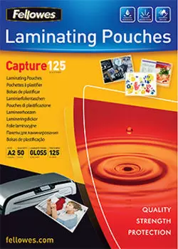 Пленка для ламинирования FELLOWES 125мкм, A2, 50 шт., глянцевая (FS-53093)