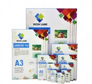 Пленка для ламинирования Won Lami 200мкм, 100мм х 146мм, 100 шт., глянцевая (7927)