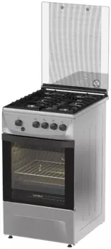 Плита газовая Дарина 1D1 GM 241 014 X, серебристый (1D1 GM 241 014 X)