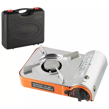 Плита газовая портативная Energy GS-400, нержавеющая сталь, конфорок 1 шт., оранжевый (105313)