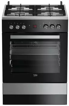 Плита комбинированная Beko FSM62530 DXMS, серебристый/черный (7785820263)