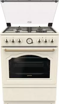 Плита комбинированная Gorenje GKS6C70CLI, бежевый (GKS6C70CLI)