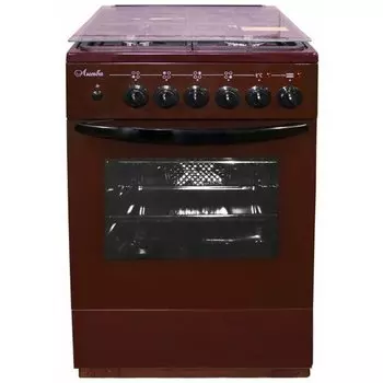 Плита комбинированная Лысьва ЭГ 404 МС-2у, коричневый (ЭГ 404 МС-2у)