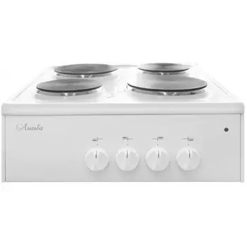 Плита компактная электрическая Лысьва ПЭН 40М, чугун, 1.2 кВт, конфорок - 4 шт., белый (ПЭН 40М)