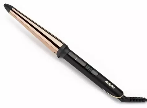 Плойка Babyliss C458E, 210°C, 45 Вт, керамика покрытие, режимов: 6, 2.5 м, черный/золотой (C458E)