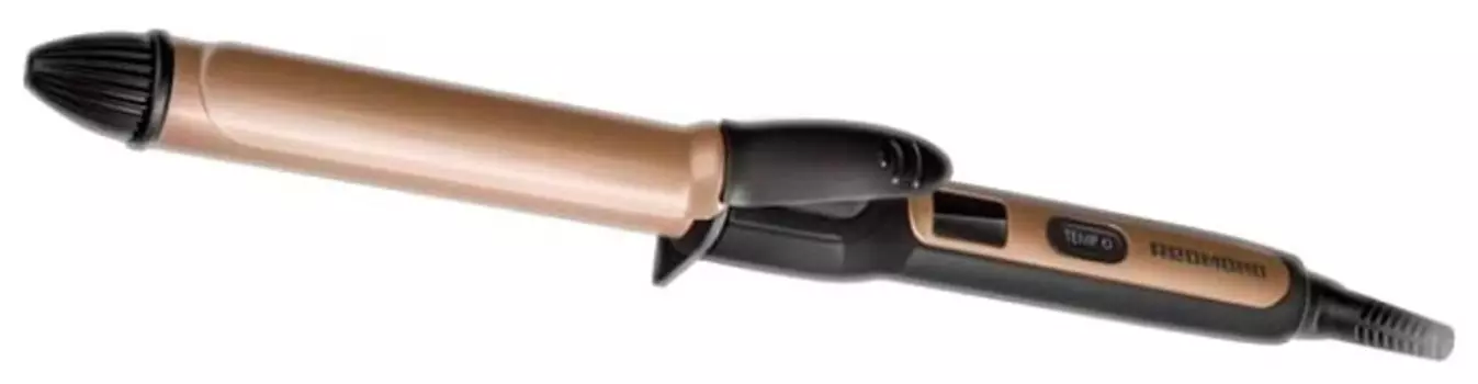 Плойка Redmond RCI-2324 200°C, 45Вт, керамическое, 6 режимов, петля для подвешивания, 1.9м, золотисто-черный (RCI-2324)