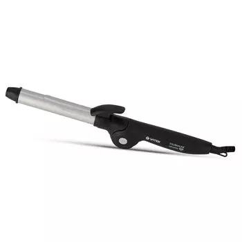Плойка Vitek VT-2522, 180°C, 50 Вт, турмалиновое покрытие, режимов: 1, петля для подвешивания, 1.8 м, черный