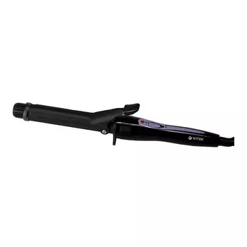 Плойка Vitek VT-2526, 180°C, 30 Вт, керамическое покрытие, 1.7 м, черный (VT-2526)