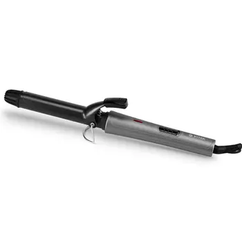Плойка Vitek VT-8428, 200°C, 42 Вт, керамическое покрытие, петля для подвешивания, 1.8 м, черный/серебристый (VT-8428)