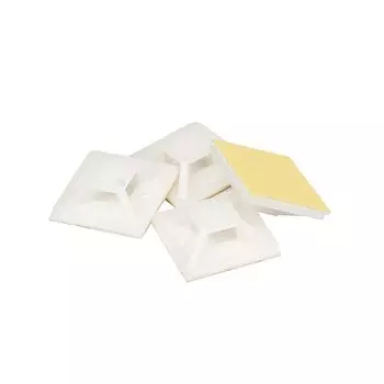 Площадка для крепления стяжек 5bites CTM2525-50WH, 2.5 см x 25 мм, 50 шт., белый (CTM2525-50WH)