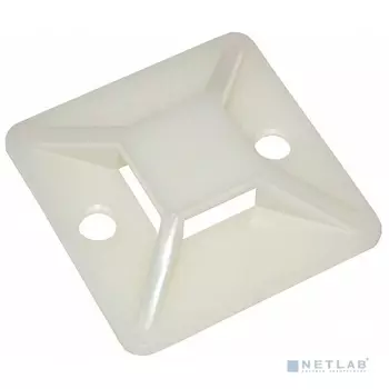 Площадка для крепления стяжек IEK, 20шт., белый (1518037)