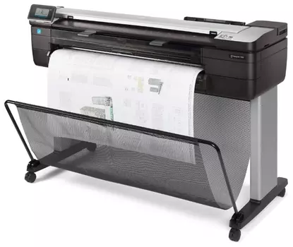 Плоттер струйный HP Designjet T830, A1, 4-х цветный, сетевой, Wi-Fi (F9A28D)