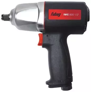Пневмогайковерт ударный Fubag IWC 600, 1/2", 6.3 бар, 580 Н·м, 207л/мин, 10500 об/мин (100230)