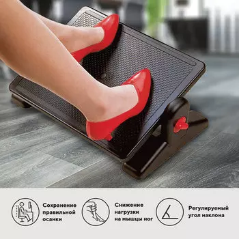Подставка BRAUBERG, 1 отделение, пластик, черный (530364)