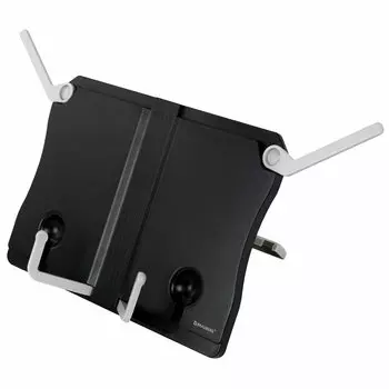 Подставка BRAUBERG Black, 1 отделение, пластик, черный (238062)