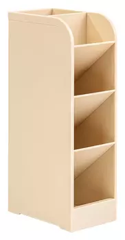 Подставка Deli, 5 отделений, пластик, белый (8938White)