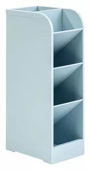 Подставка Deli, 5 отделений, пластик, синий (8938Blue)