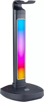 Подставка для гарнитуры Oklick HSS-501P универсальная, RGB, черный (HSS-501P)