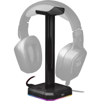 Подставка Redragon Scepter Pro 4, 4 разъема USB 2.0 для наушников, черный (77595)