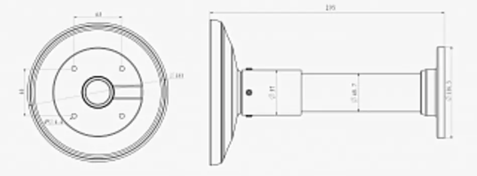 подвесное крепление Milesight MS-A79, белый (MS-A79)