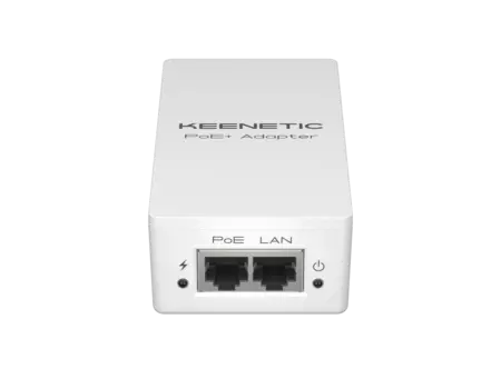 PoE-инжектор Keenetic PoE+ Adapter, 802.3af / 802.3at, 1 Гбит/с, 1.2А, 30 Вт (KN-4510)