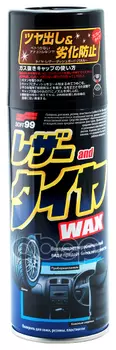 Полироль SOFT99 Leather & Tire Wax, 0.42 л, (10226)