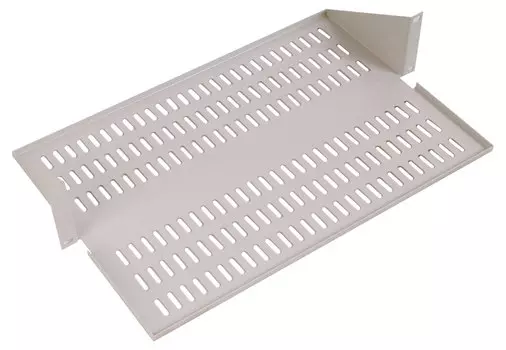 Полка для аккумуляторов консольная ЦМО глубина 39.5 см-40.3 см до 50 кг 1U серый, МС-40/2-АК для шкафов/стоек (30412121000)