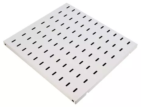 Полка для аккумуляторов стационарная ЦМО глубина 58 см до 200 кг 1U серая, СВ-58АК-9005 для шкафов/стоек (30412126403)