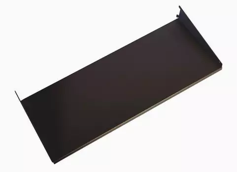 Полка для клавиатуры навесная ЦМО глубина 195мм-200мм до 30кг 2U черная, ТСВ-К-СТК-9005 для шкафов/стоек