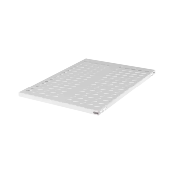 Полка для тяжелого оборудования стационарная TLK глубина 65 см до 100 кг 0.5U серая, TLK-SHFS-2-650-GY для шкафов глубиной 1000мм